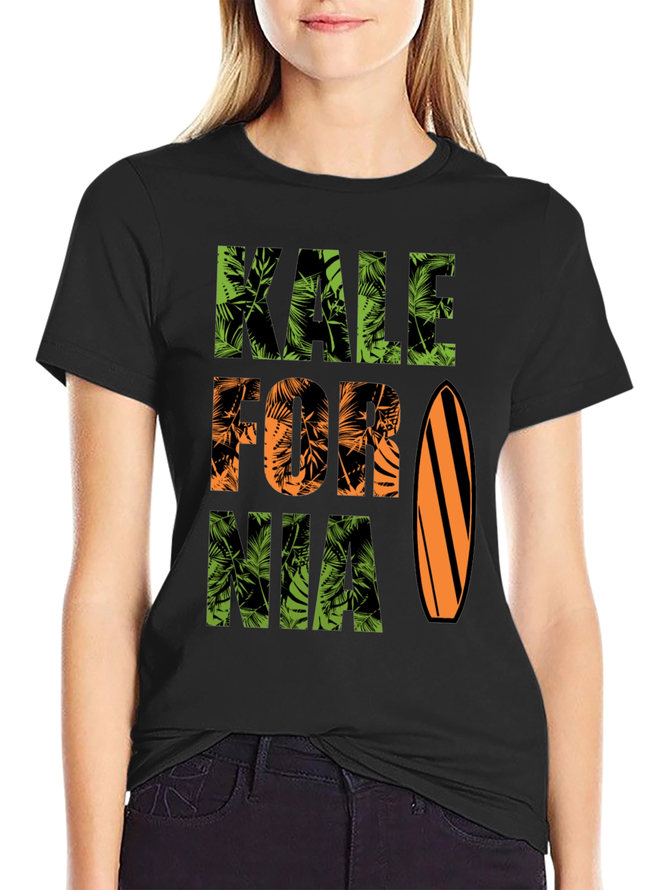 Kale-fornia Tropical Surf T-Shirt