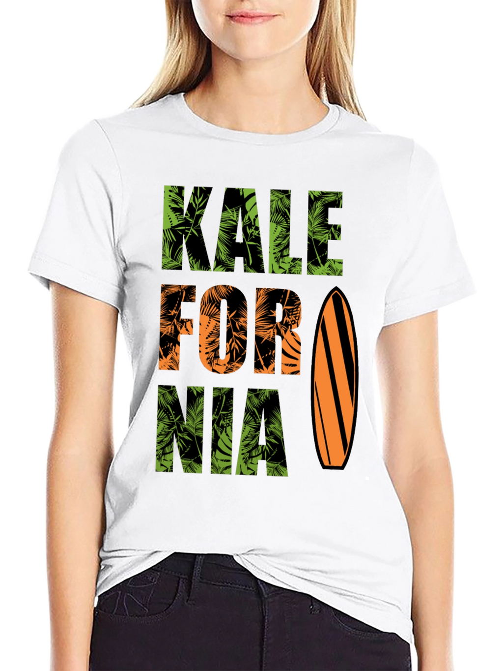 Kale-fornia Tropical Surf T-Shirt
