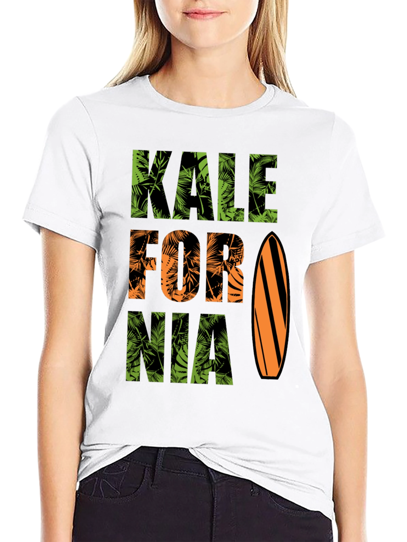 Kale-fornia Tropical Surf T-Shirt