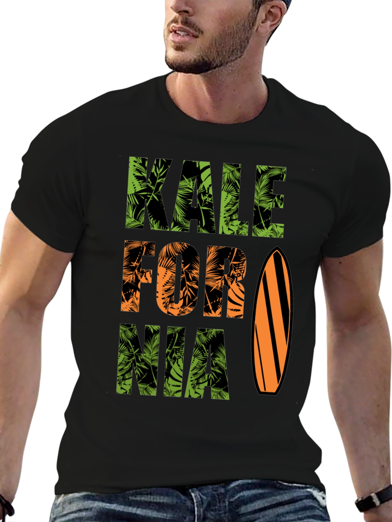 Kale-fornia Tropical Surf T-Shirt