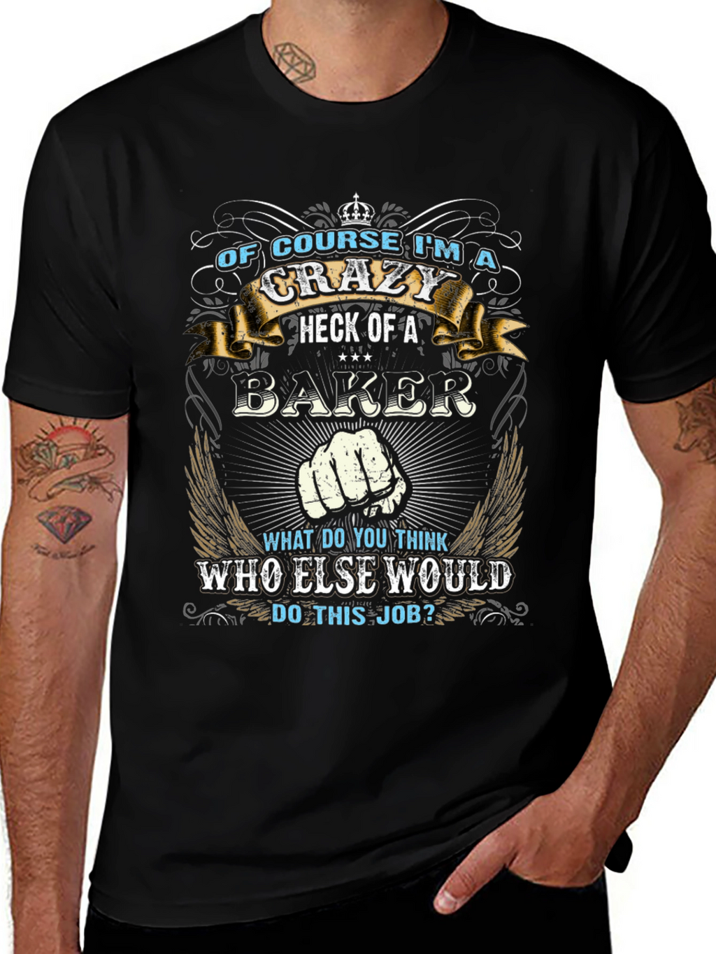Crazy Baker Graphic T-Shirt
