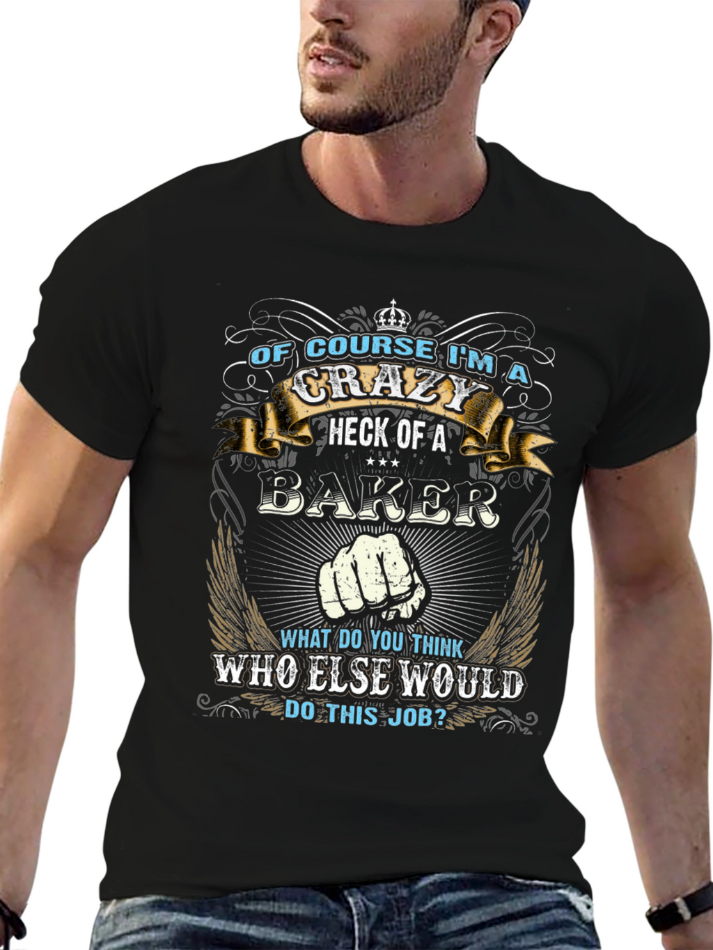 Crazy Baker Graphic T-Shirt