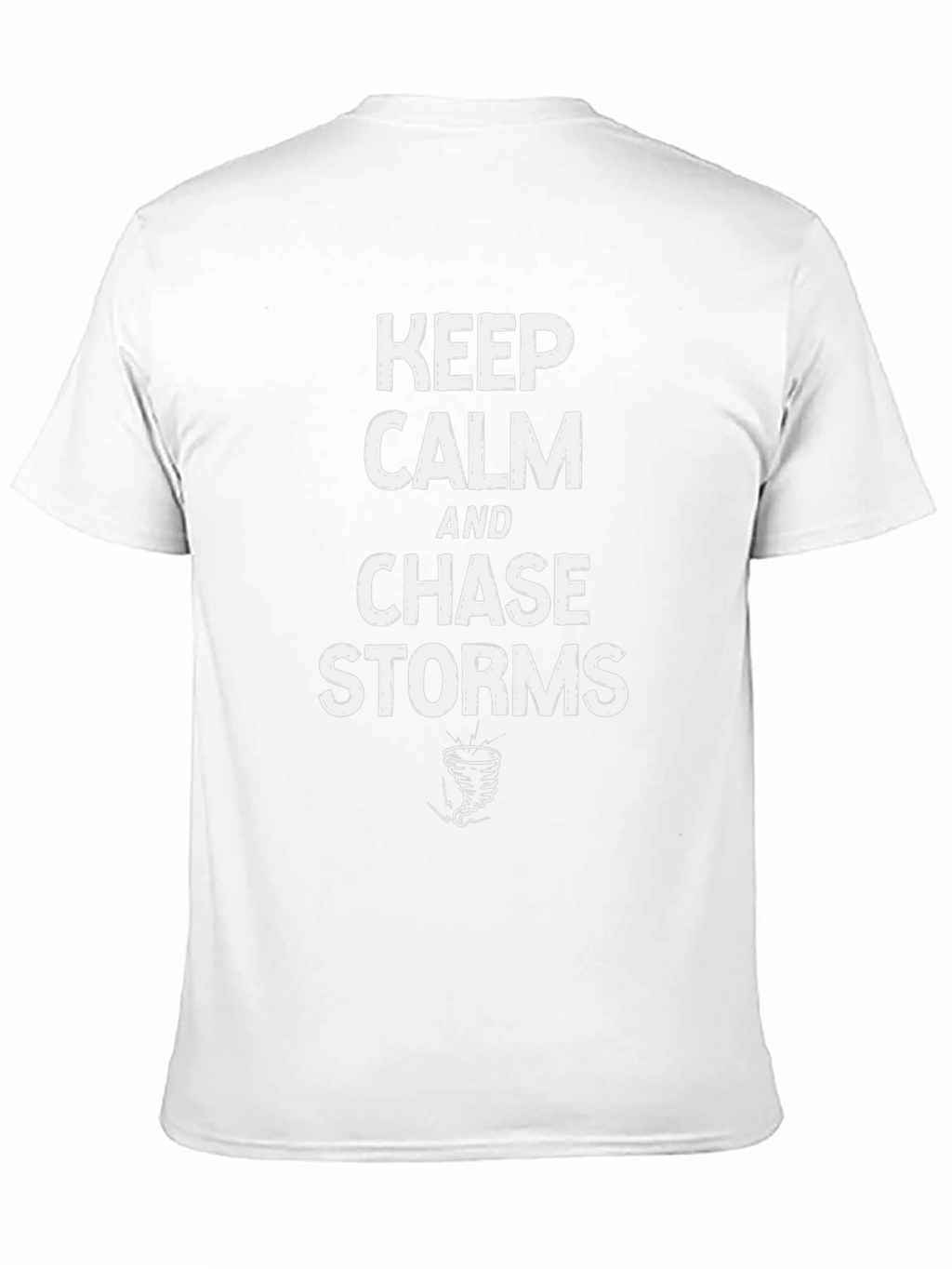 Keep Calm Chase Storms Black T-Shirt