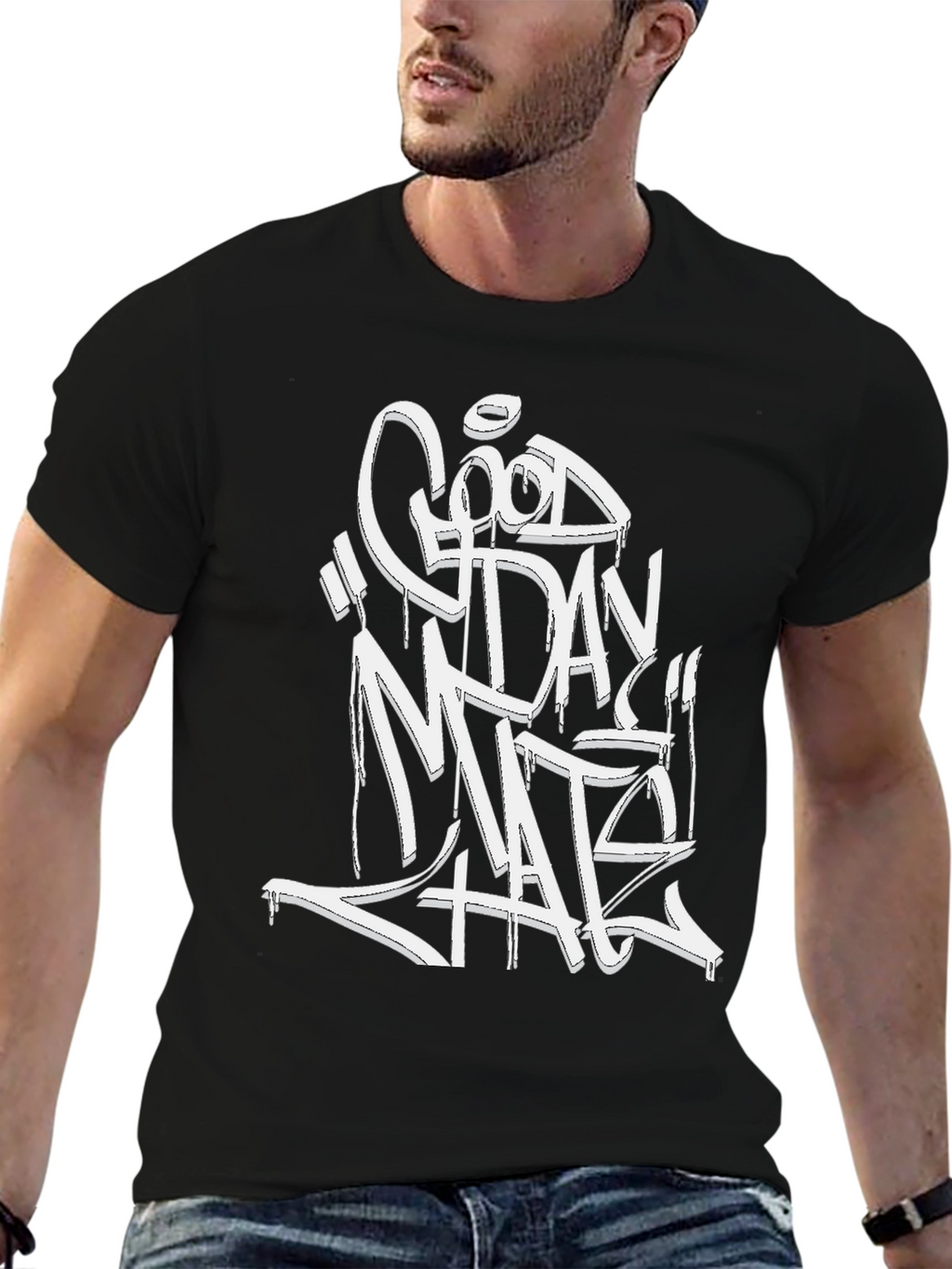 Good Day Hate Mens Graphic Tee - Black
