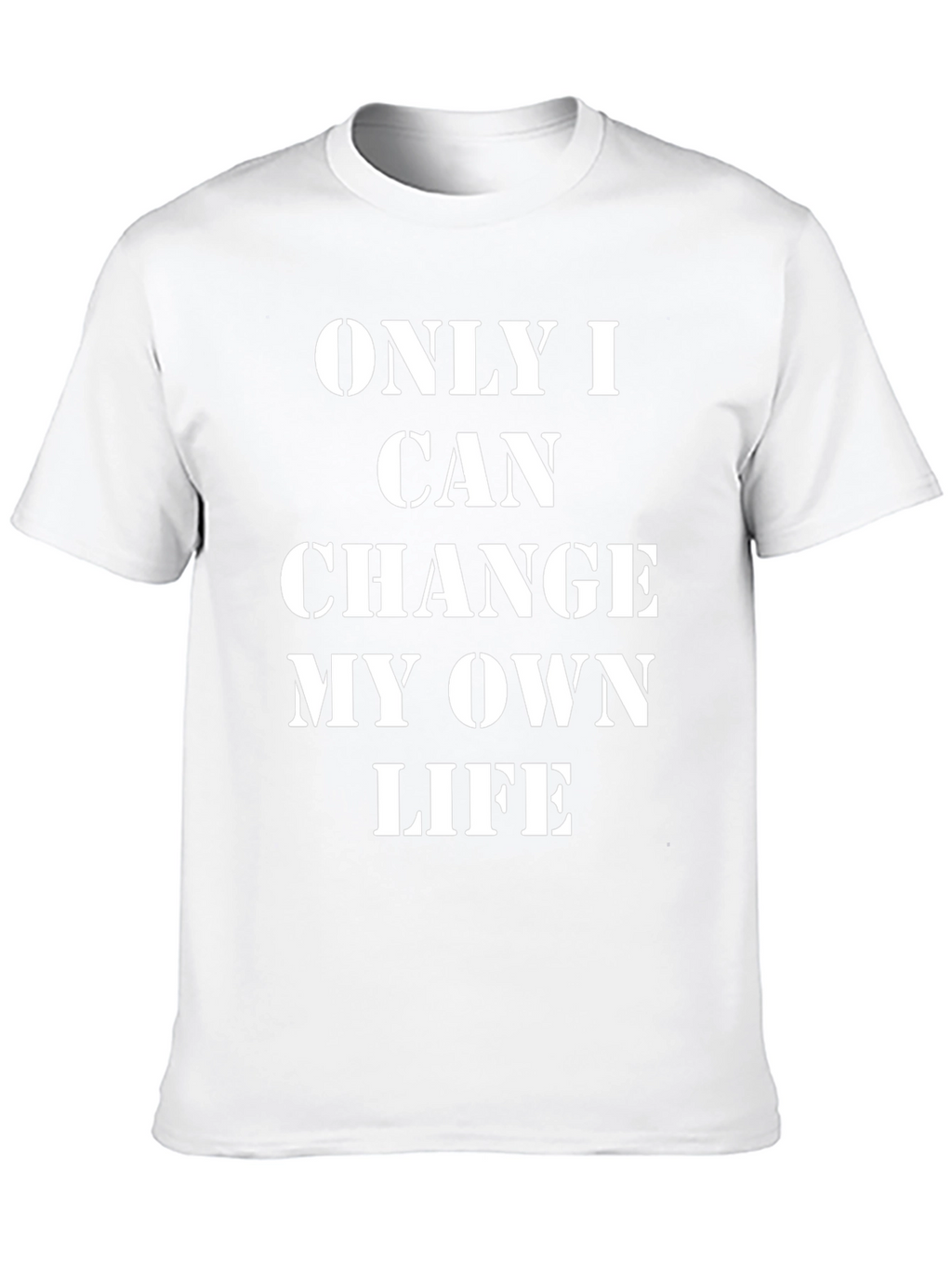 Inspirational Statement T-Shirt - Black