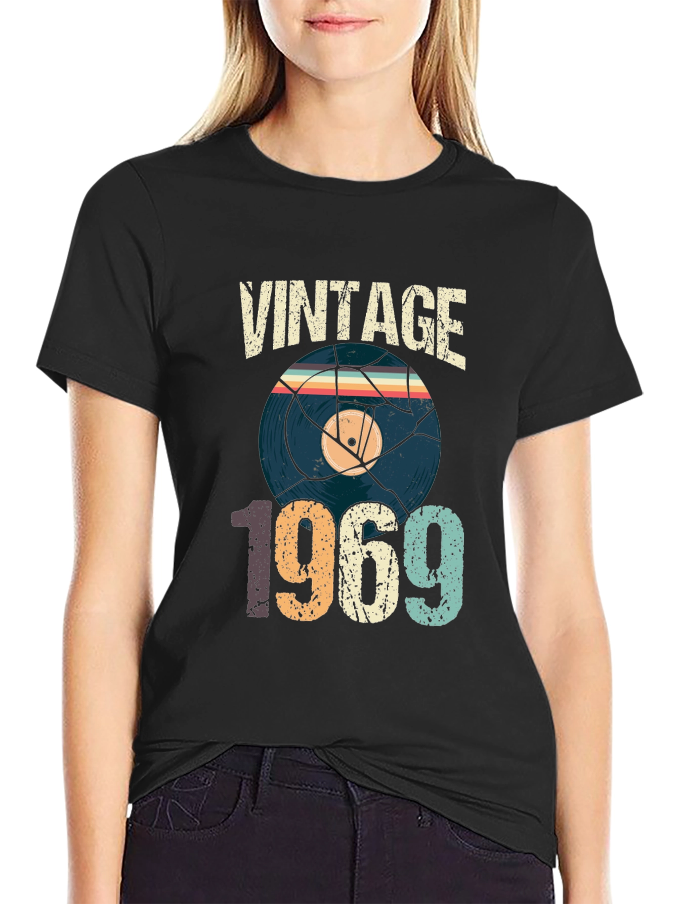 Vintage 1969 Record Graphic T-Shirt