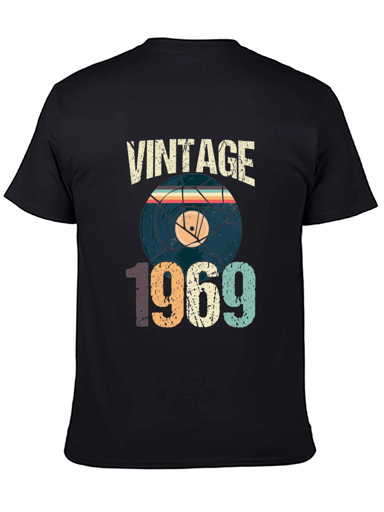 Vintage 1969 Record Graphic T-Shirt