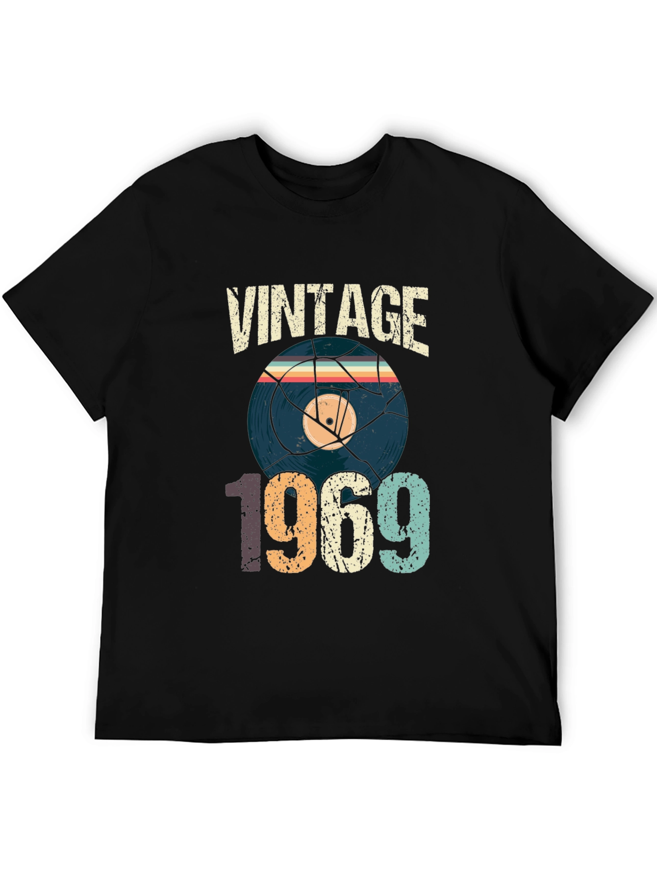 Vintage 1969 Record Graphic T-Shirt