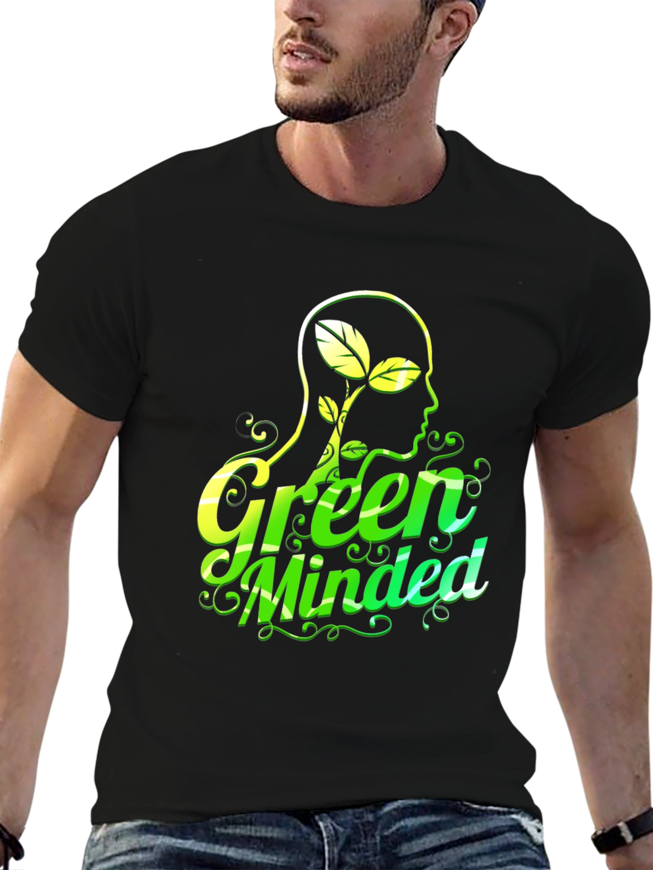 Eco-Conscious Graphic Tee - Green Minded