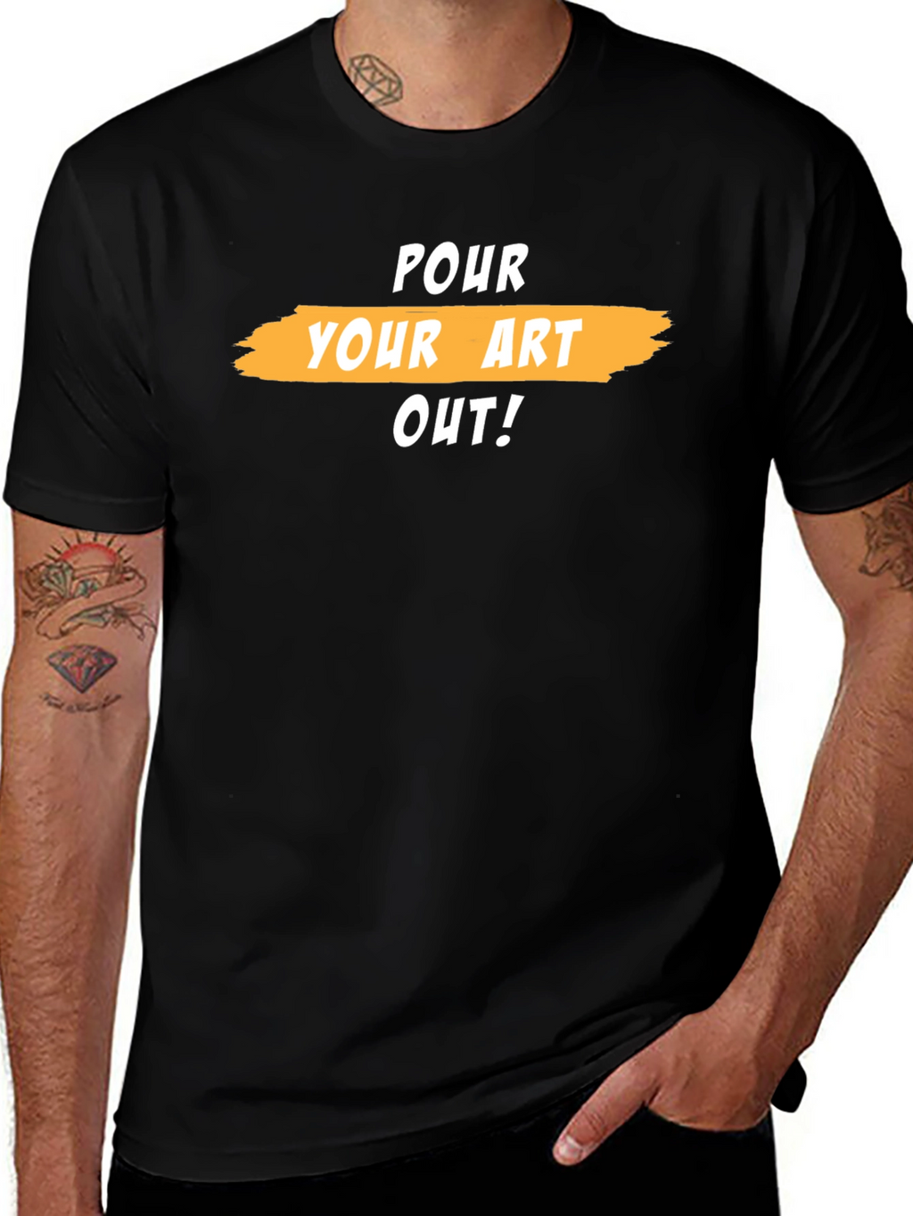 Pour Your Art Out Graphic Tee