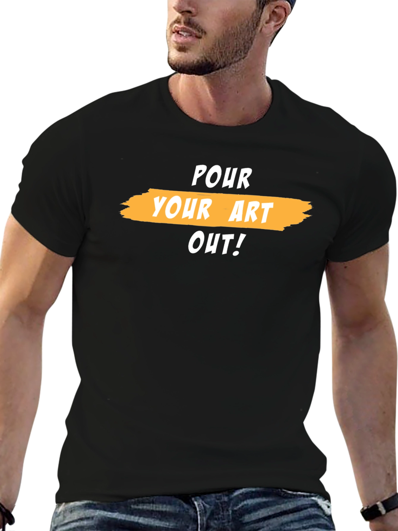 Pour Your Art Out Graphic Tee