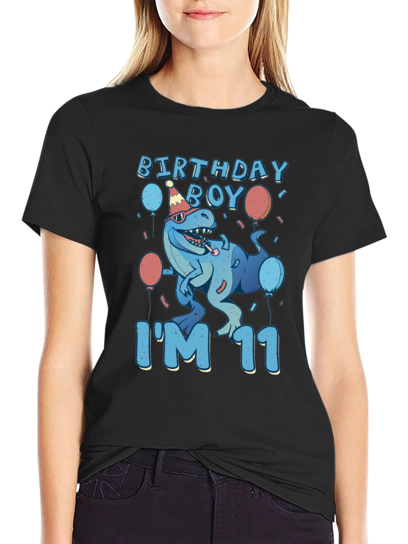 Birthday Boy Dinosaur T-Shirt - Size 11