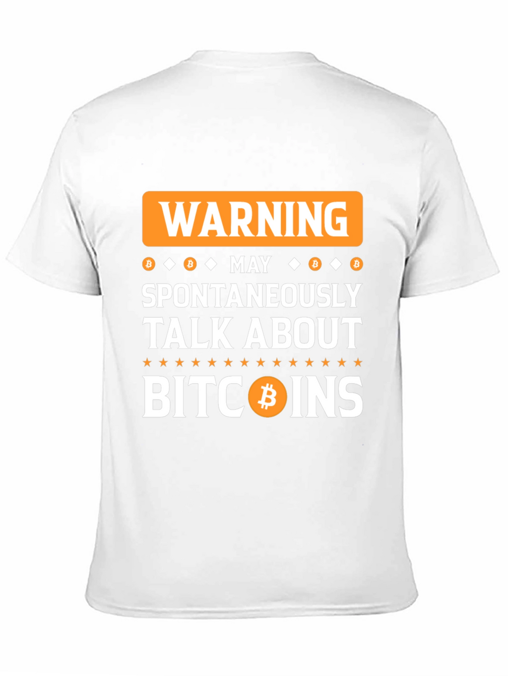Warning Bitcoin Talk T-Shirt