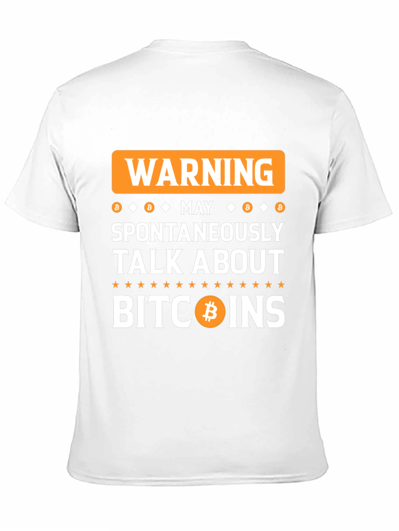Warning Bitcoin Talk T-Shirt