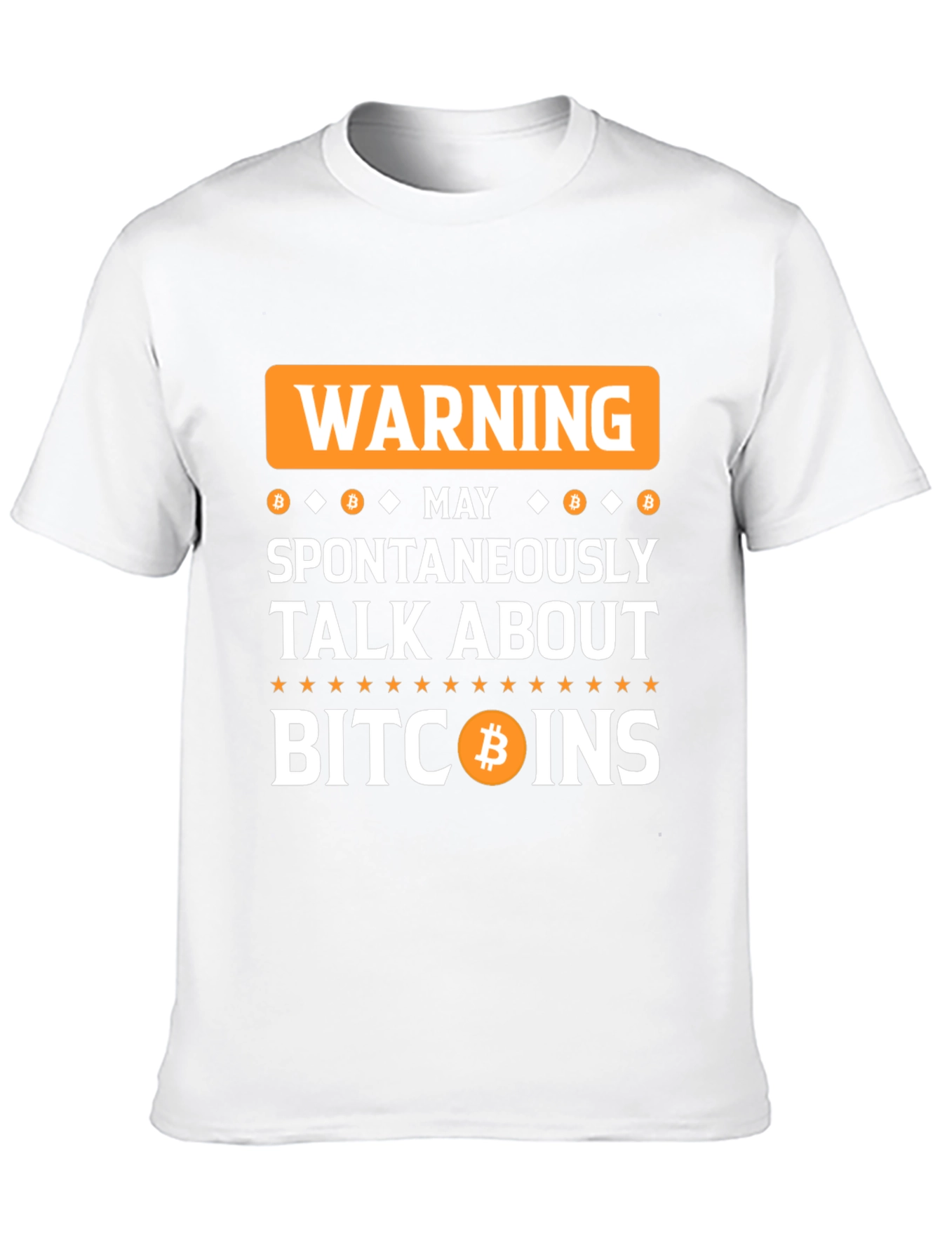 Warning Bitcoin Talk T-Shirt