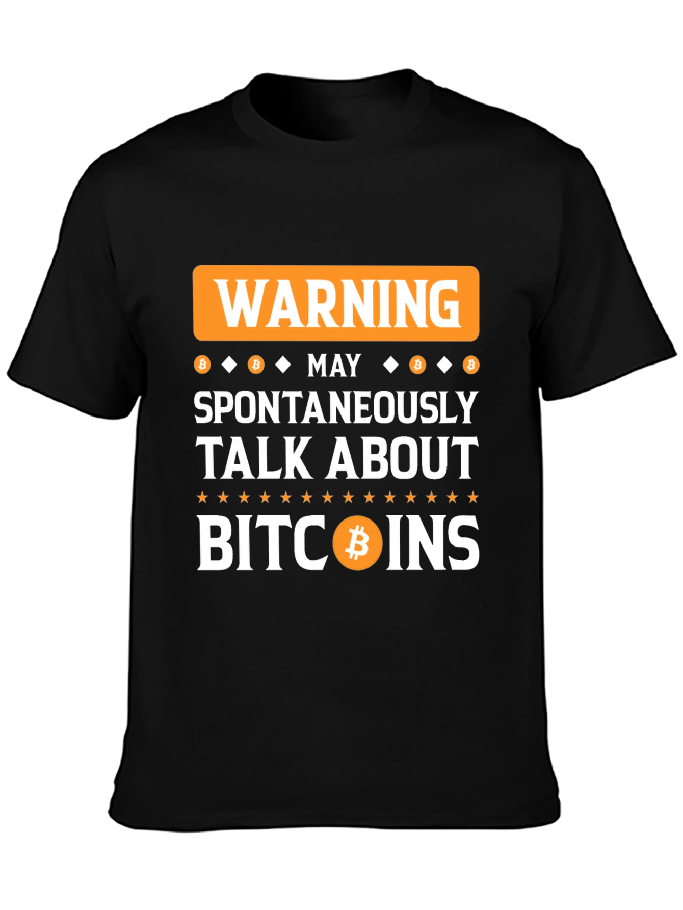Warning Bitcoin Talk T-Shirt