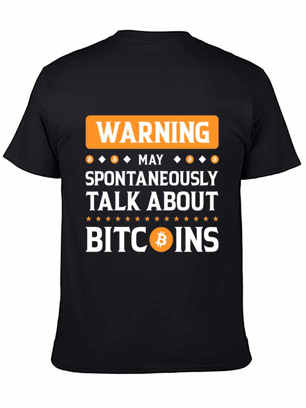 Warning Bitcoin Talk T-Shirt