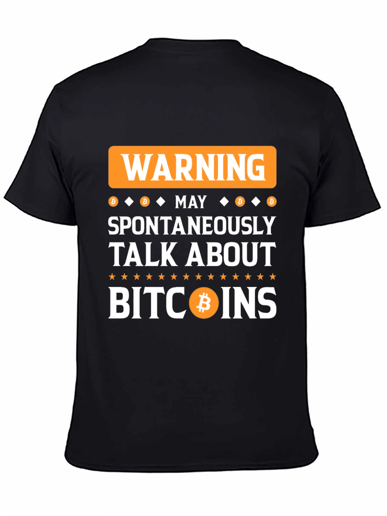 Warning Bitcoin Talk T-Shirt