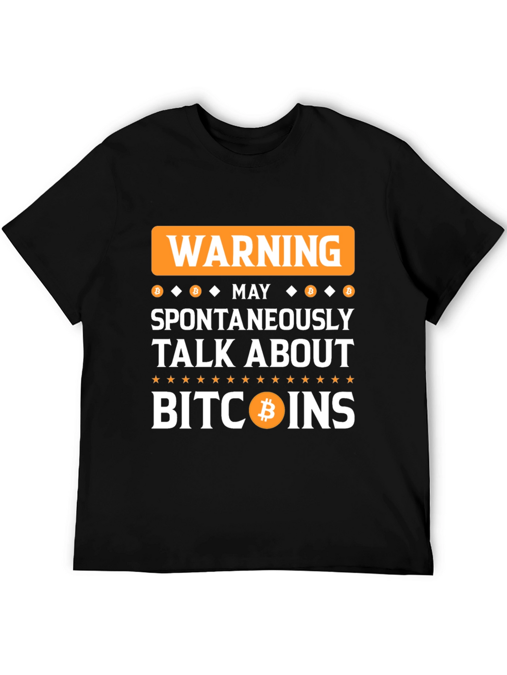 Warning Bitcoin Talk T-Shirt