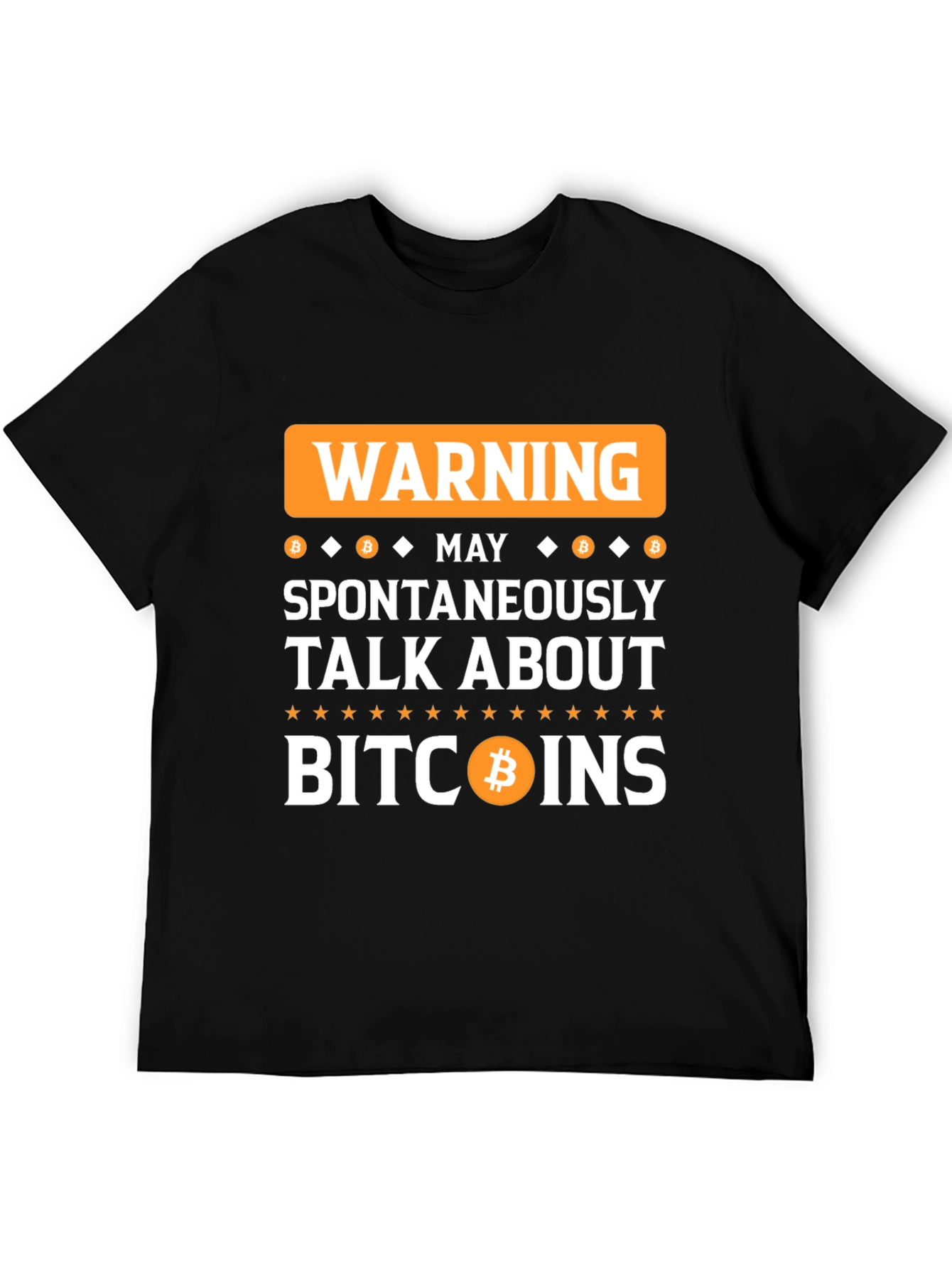 Warning Bitcoin Talk T-Shirt
