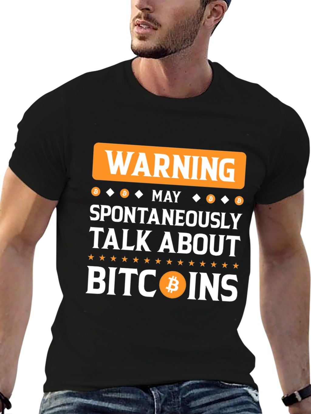 Warning Bitcoin Talk T-Shirt