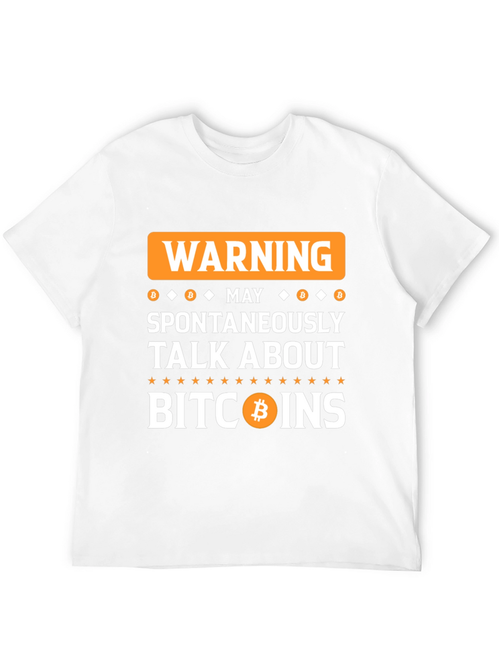 Warning Bitcoin Talk T-Shirt
