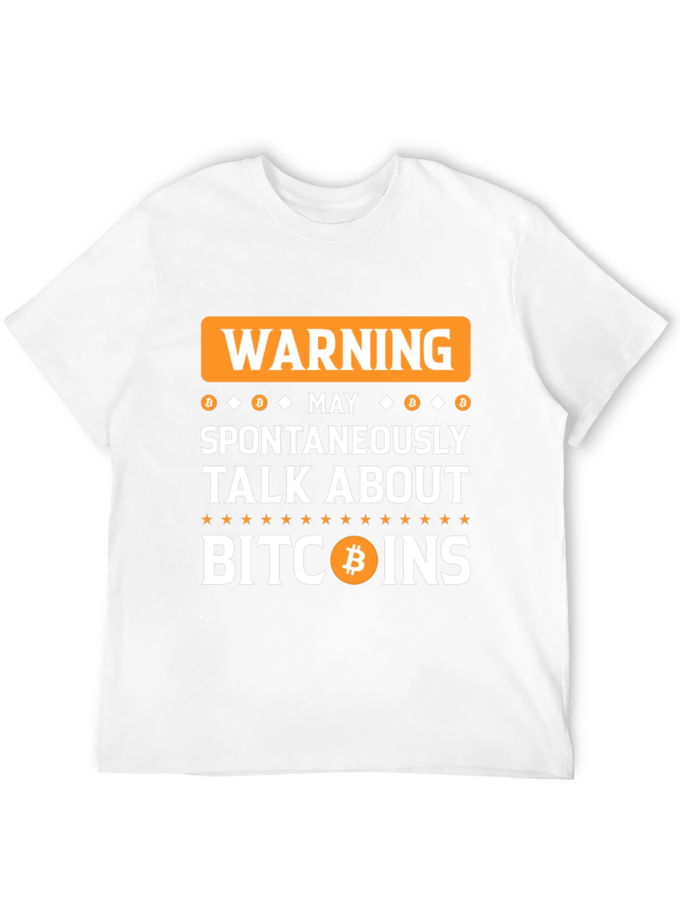 Warning Bitcoin Talk T-Shirt