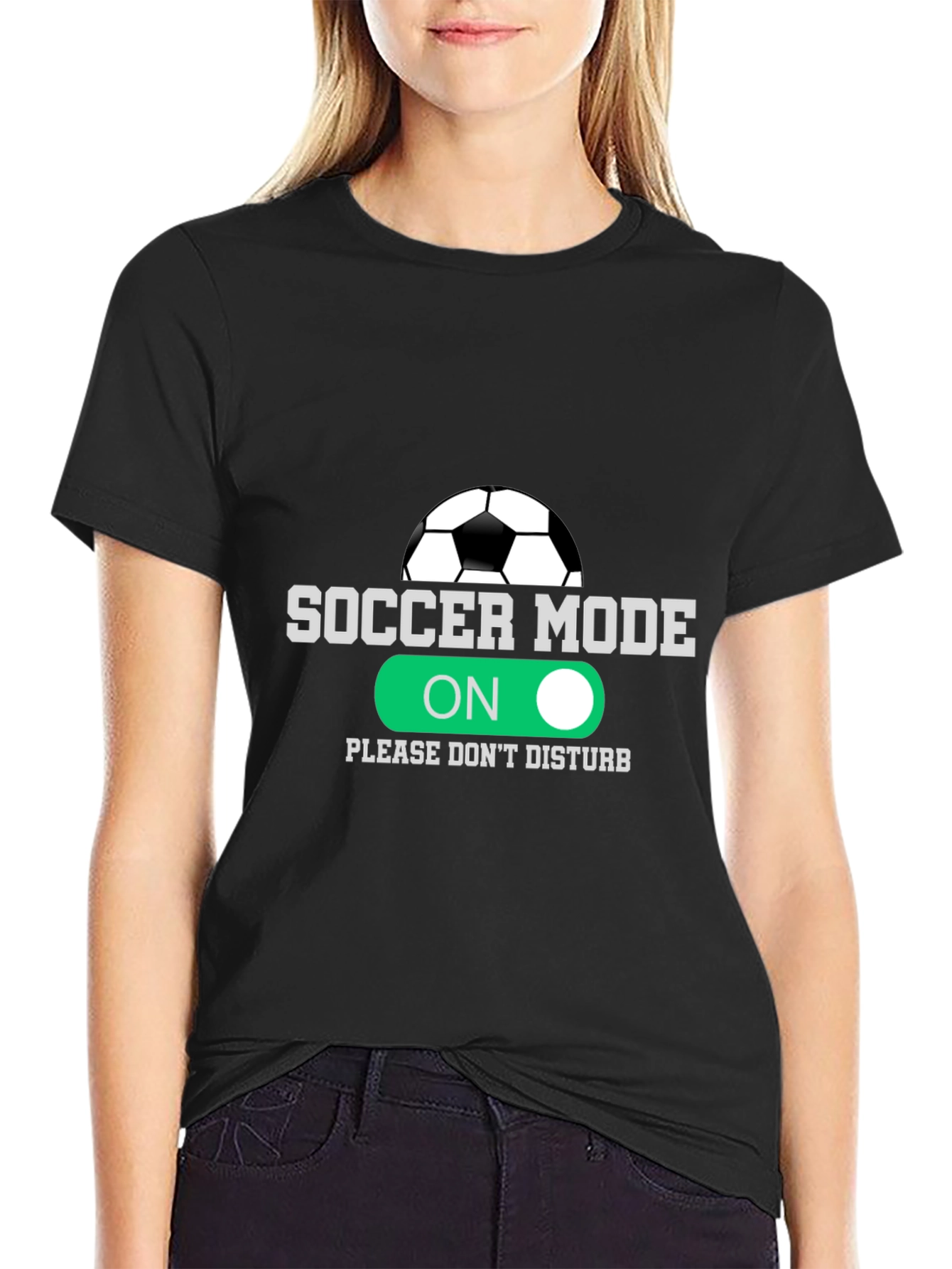Soccer Mode On T-Shirt - Funny Football Tee for Soccer Fans