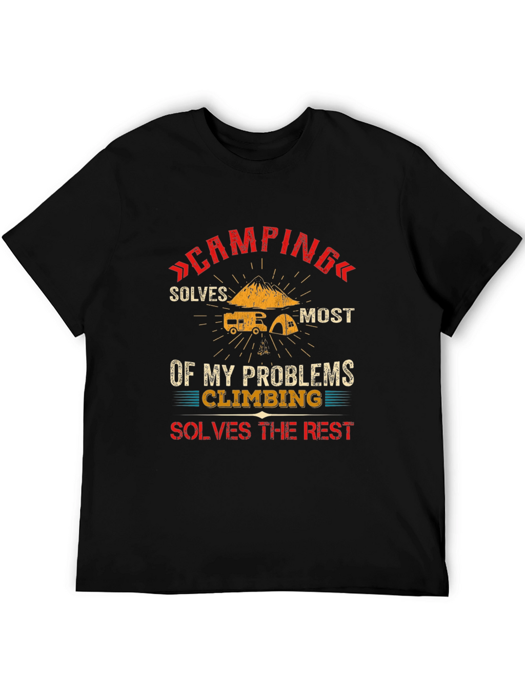 Camping & Climbing Problem Solver T-Shirt