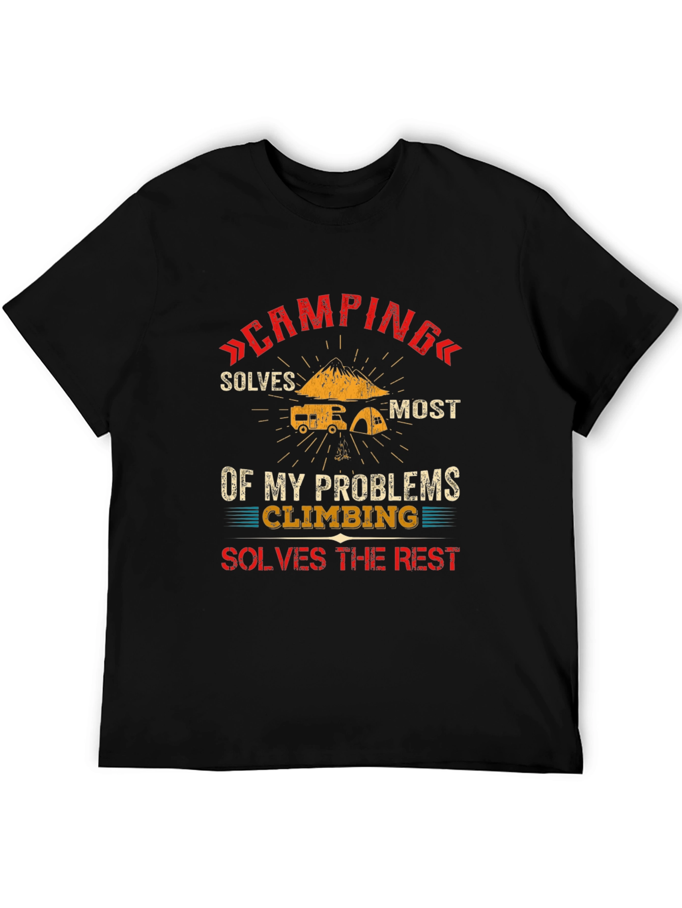 Camping & Climbing Problem Solver T-Shirt