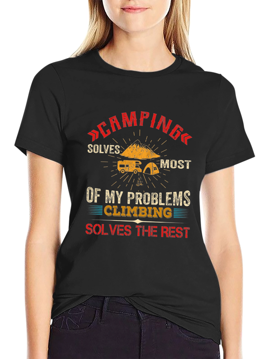 Camping & Climbing Problem Solver T-Shirt