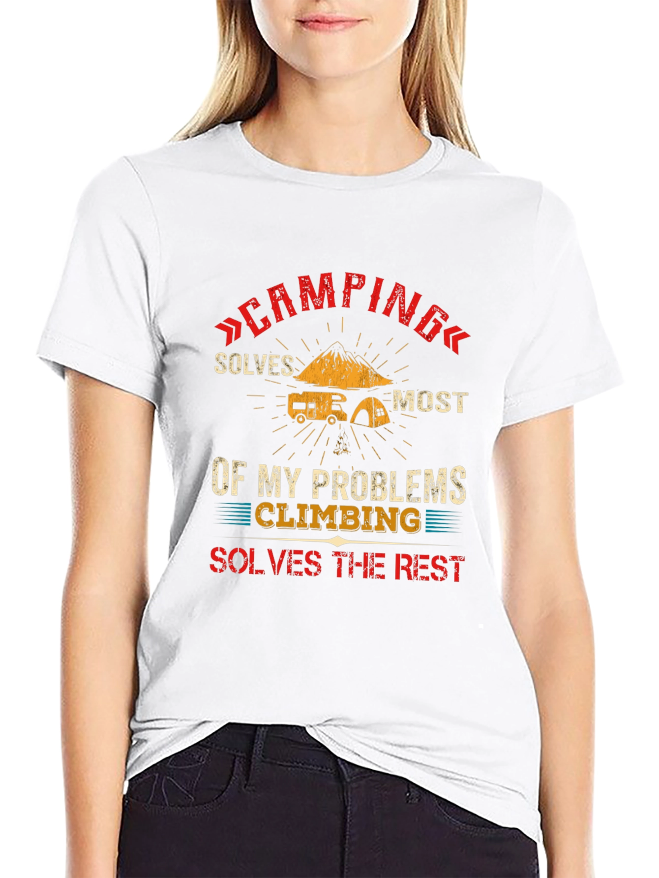 Camping & Climbing Problem Solver T-Shirt