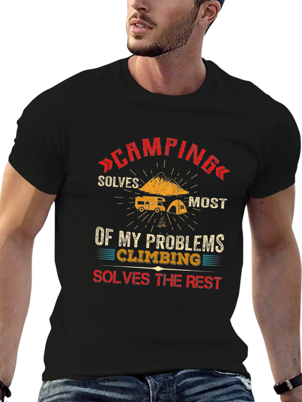 Camping & Climbing Problem Solver T-Shirt