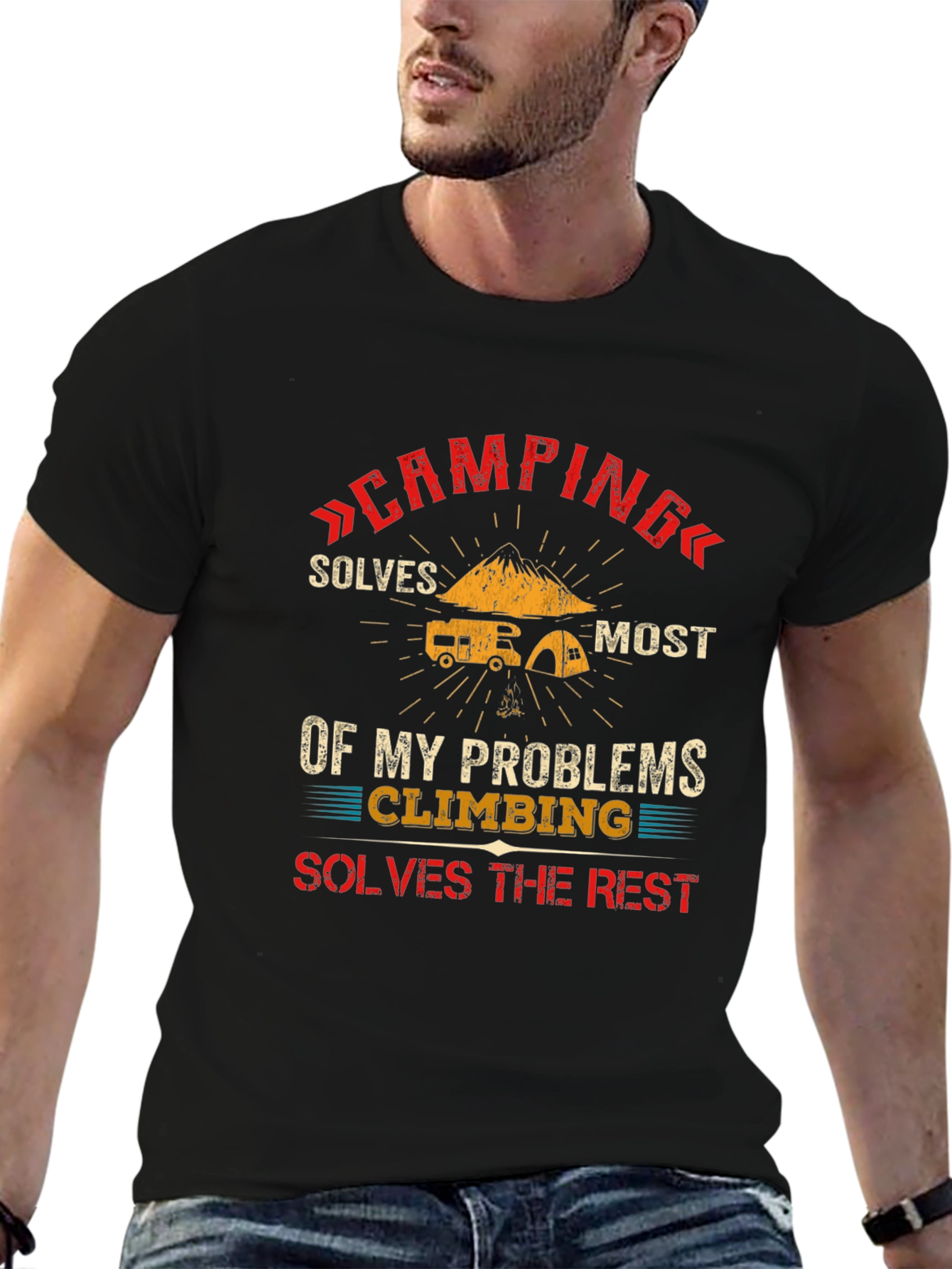 Camping & Climbing Problem Solver T-Shirt