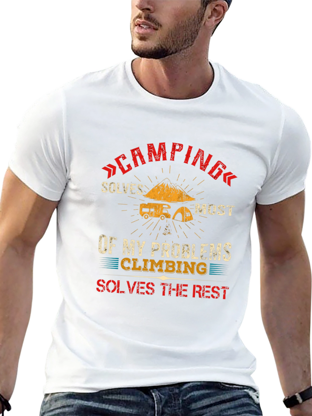 Camping & Climbing Problem Solver T-Shirt