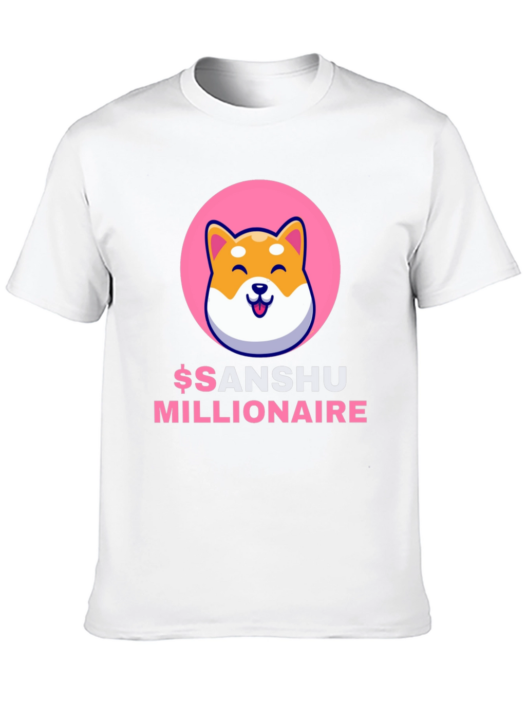 Sanshu Inu Millionaire Graphic Tee - Black