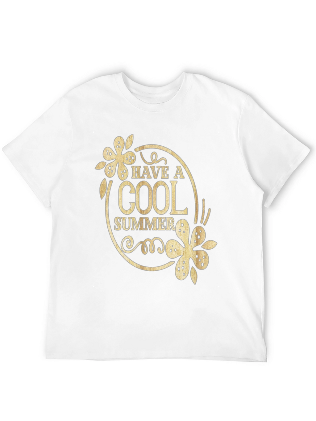 Cool Summer Black Graphic T-Shirt