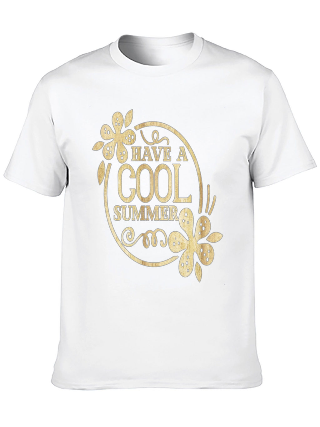 Cool Summer Black Graphic T-Shirt