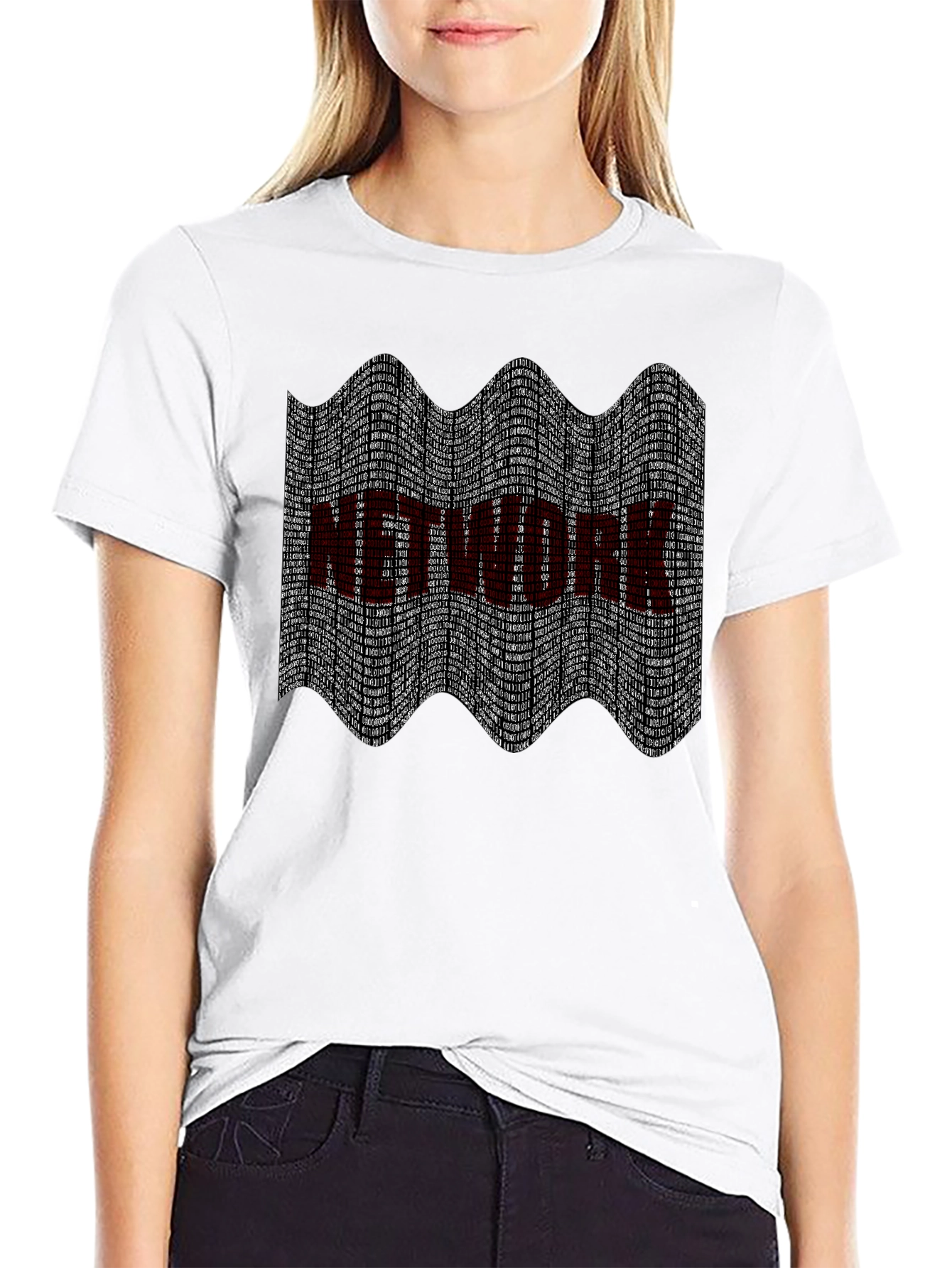 Network Graphic Tee - Black Tech Shirt