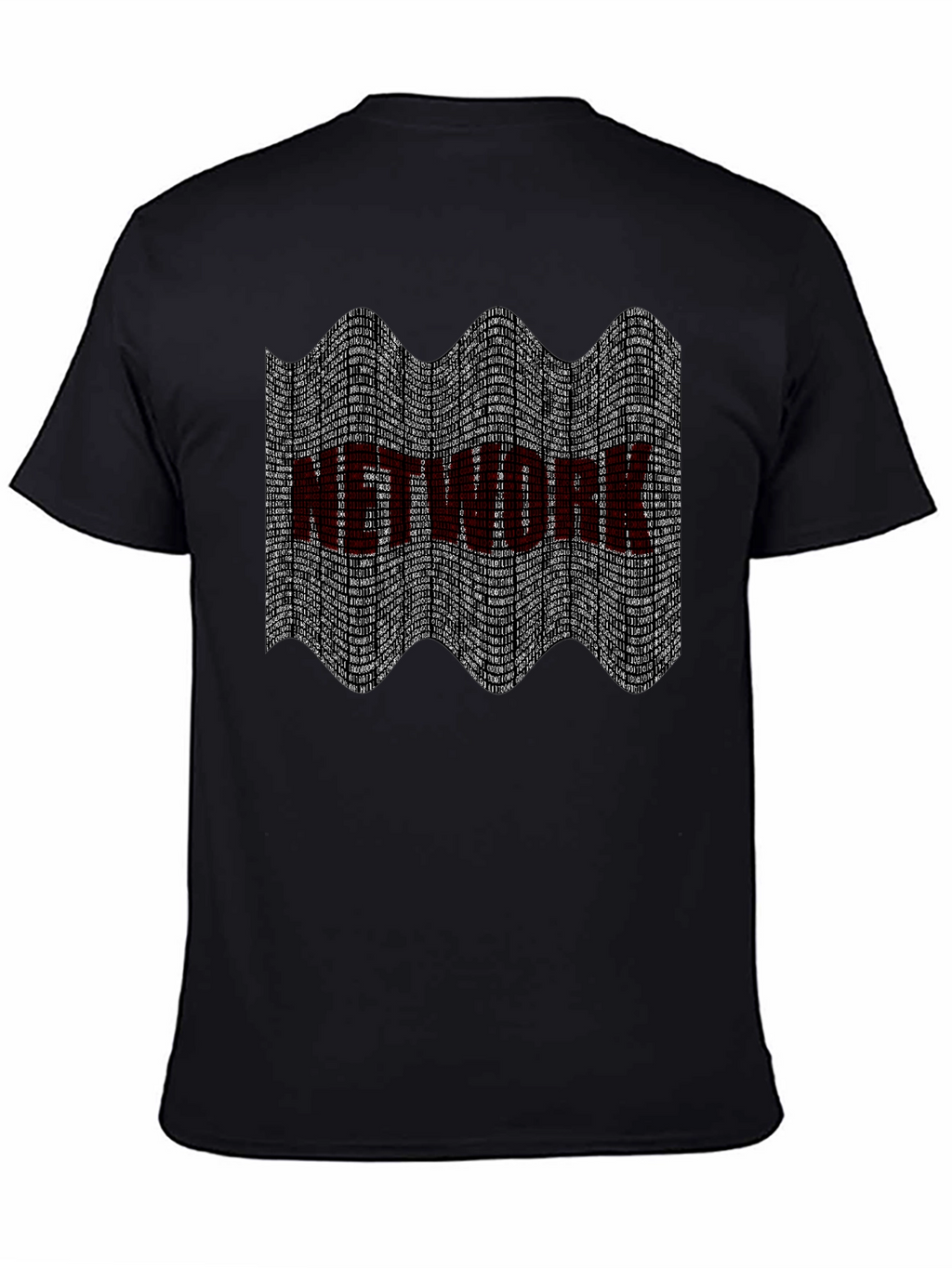 Network Graphic Tee - Black Tech Shirt