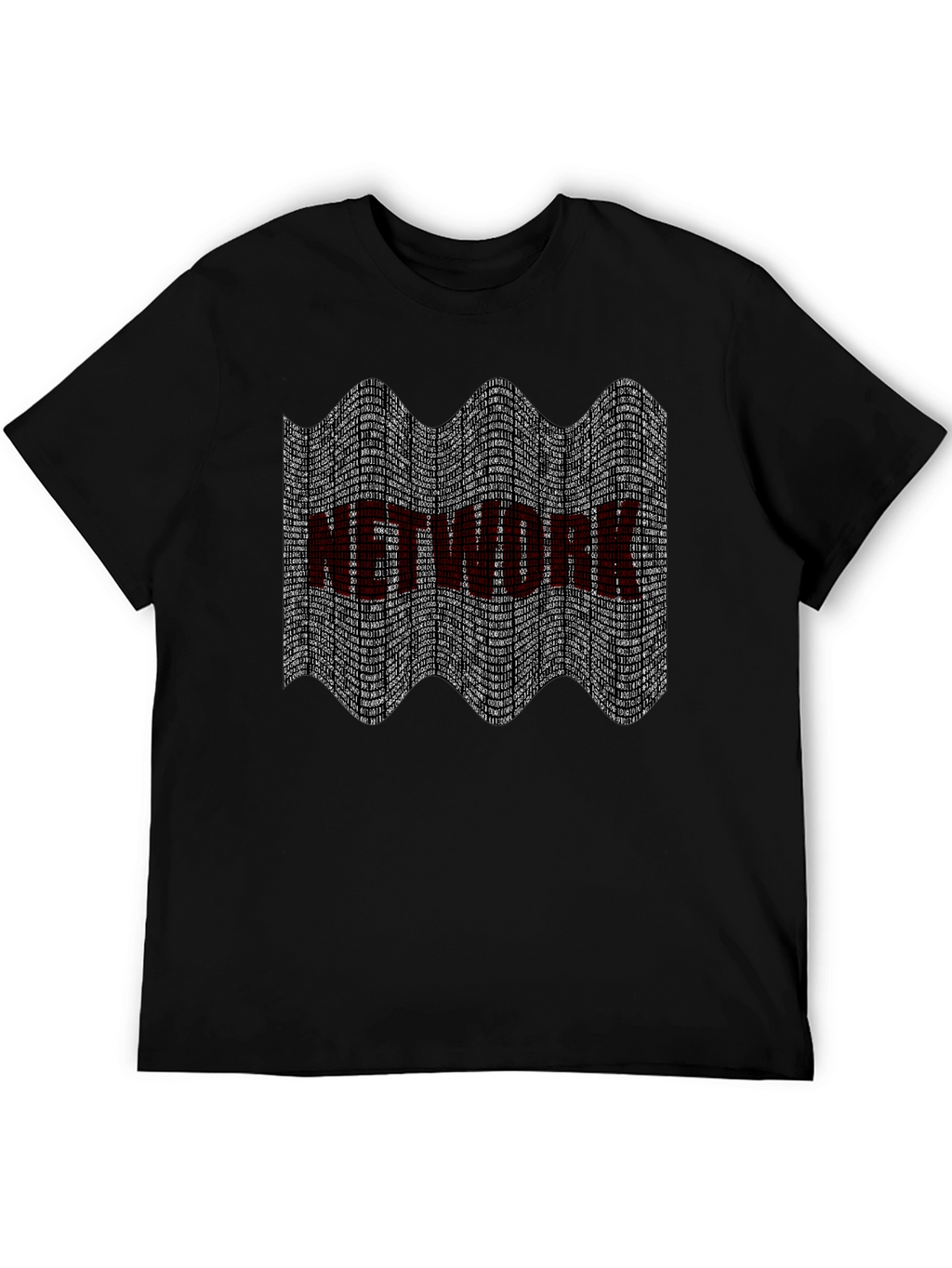 Network Graphic Tee - Black Tech Shirt