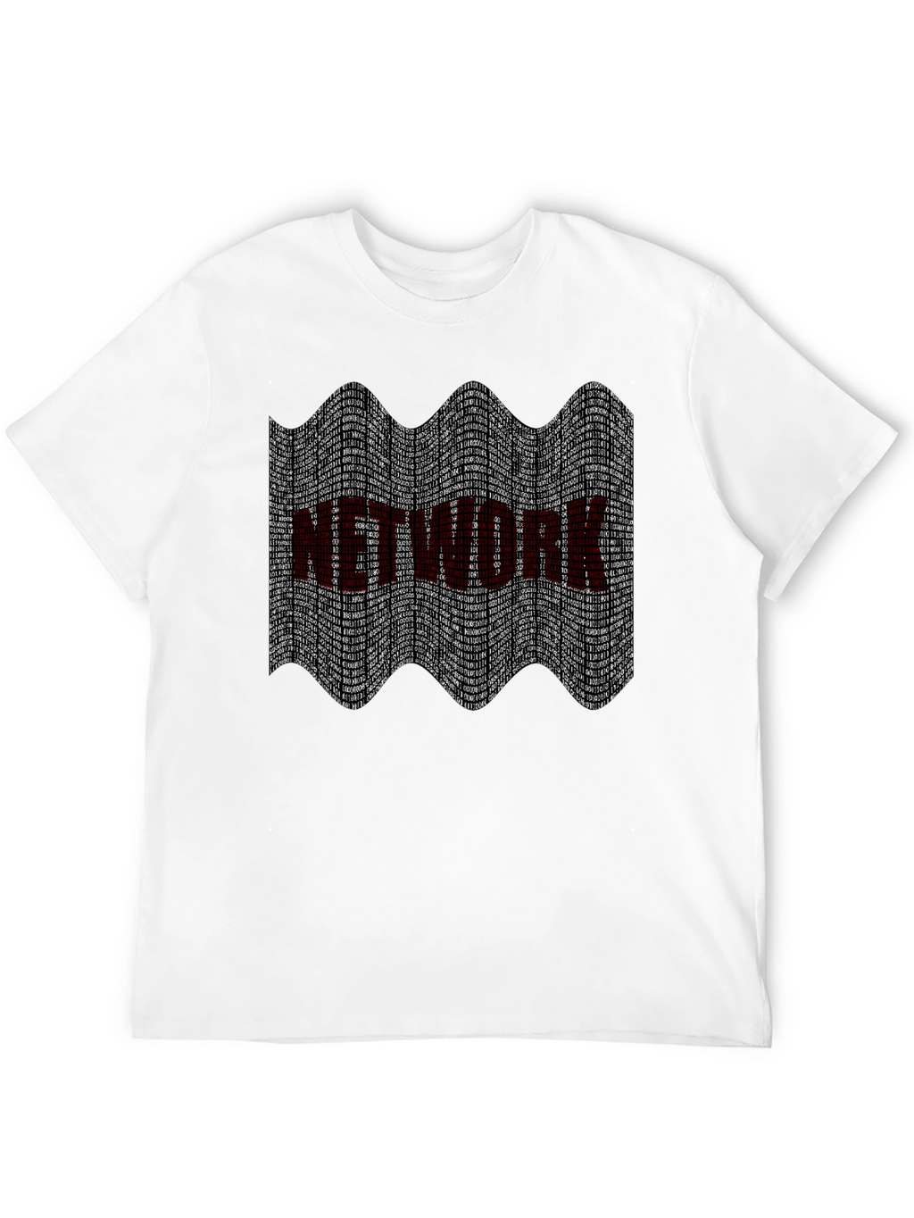 Network Graphic Tee - Black Tech Shirt