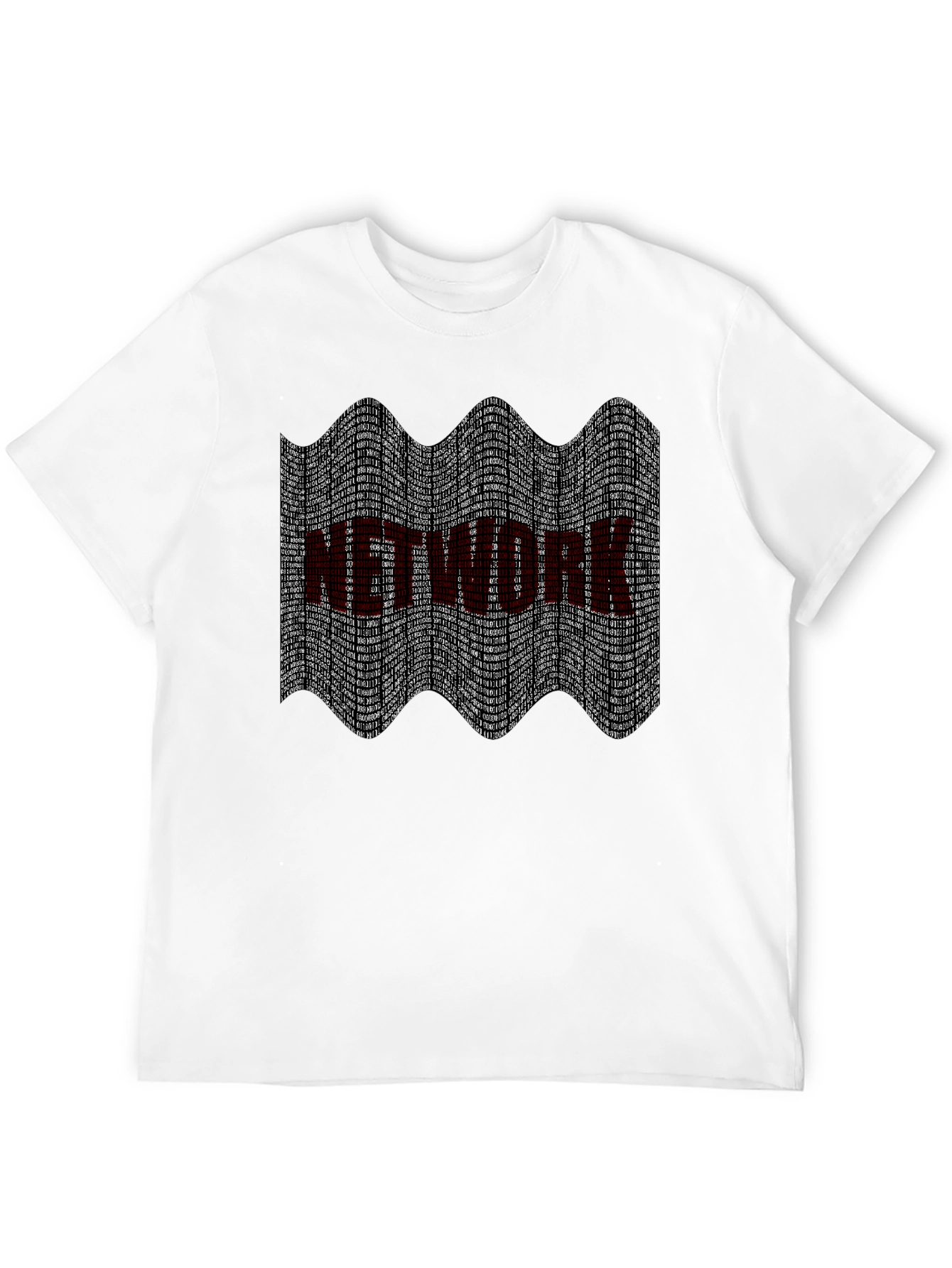 Network Graphic Tee - Black Tech Shirt