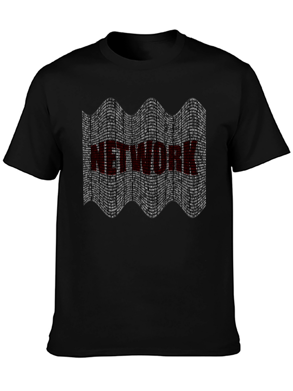 Network Graphic Tee - Black Tech Shirt