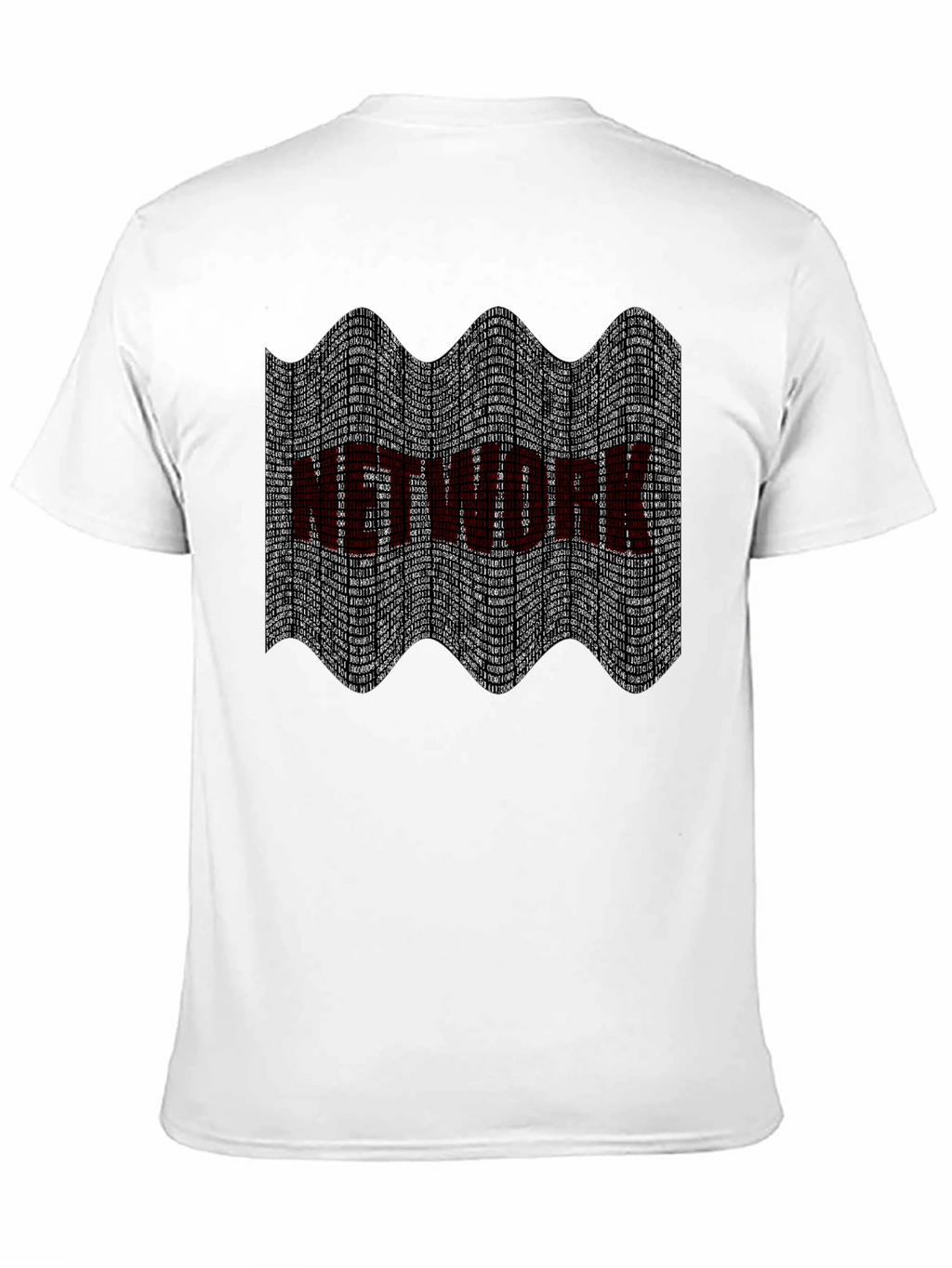 Network Graphic Tee - Black Tech Shirt