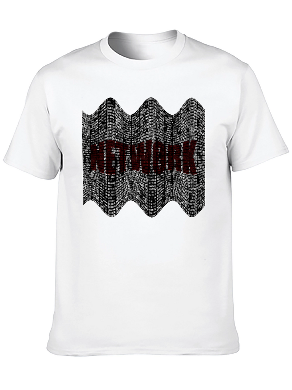 Network Graphic Tee - Black Tech Shirt