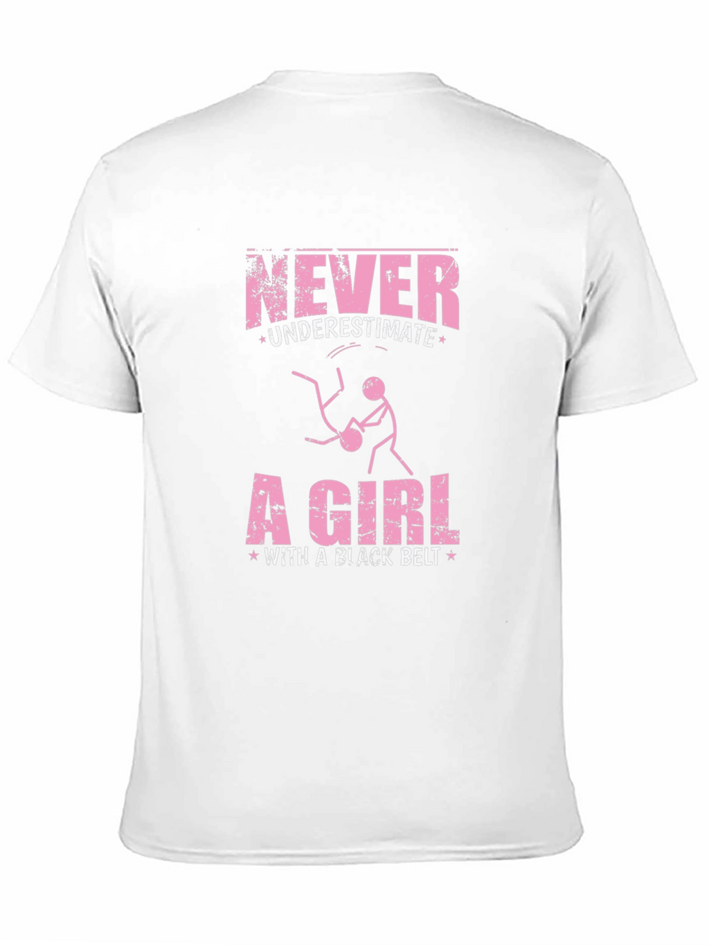 Never Underestimate a Girl With a Black Belt T-Shirt