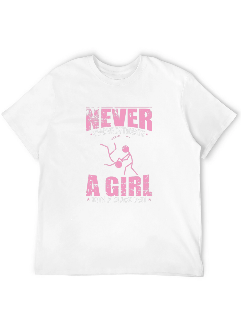Never Underestimate a Girl With a Black Belt T-Shirt