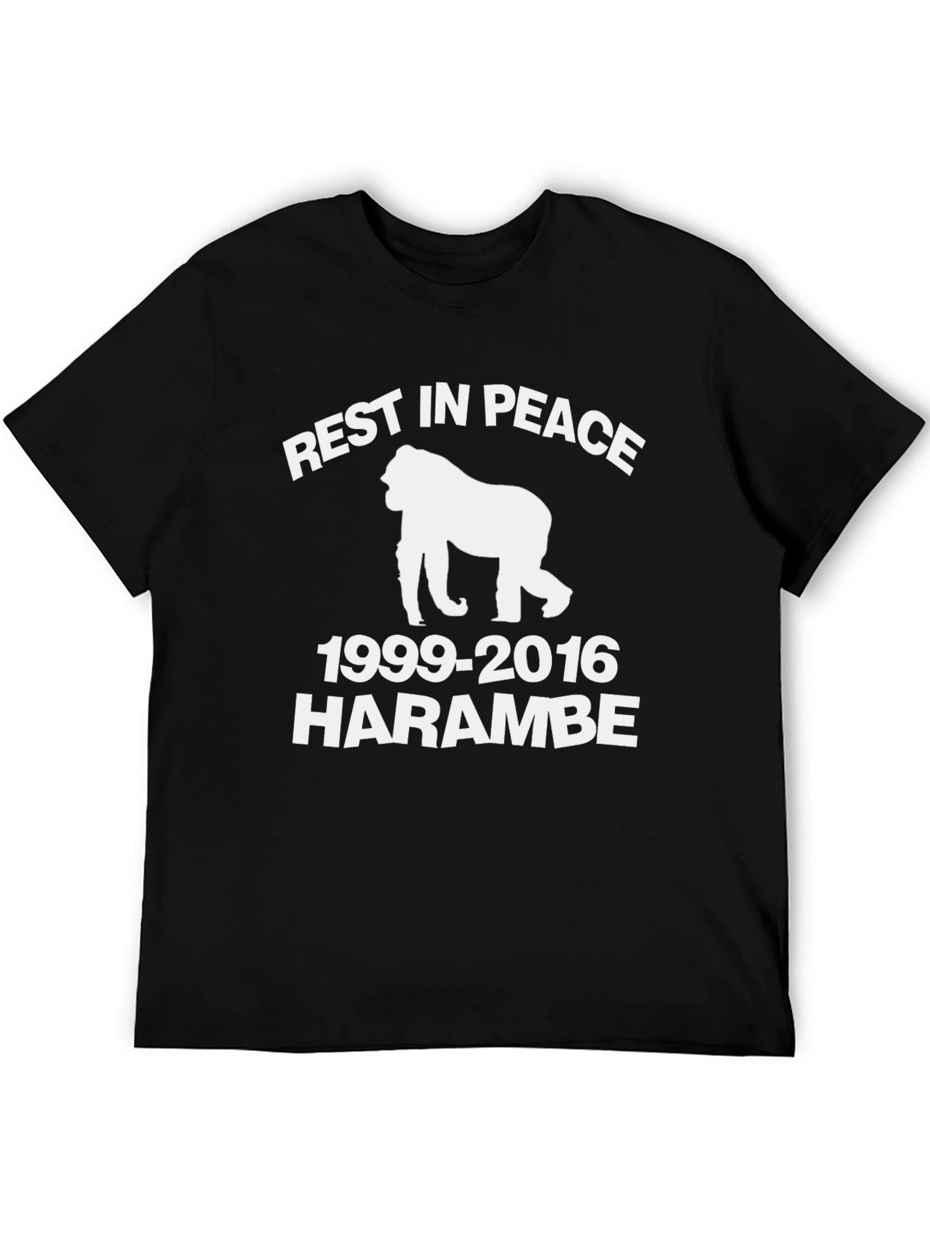 RIP Harambe T-Shirt -  Gorilla Tribute Tee