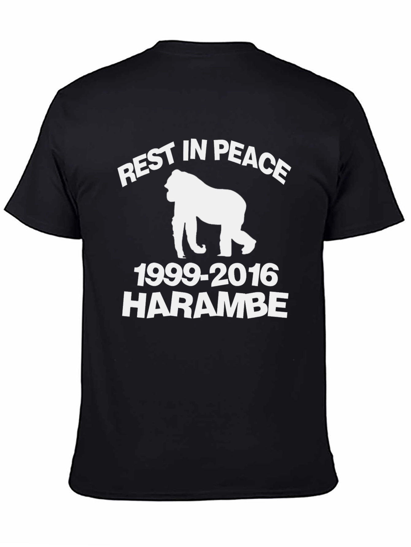RIP Harambe T-Shirt -  Gorilla Tribute Tee